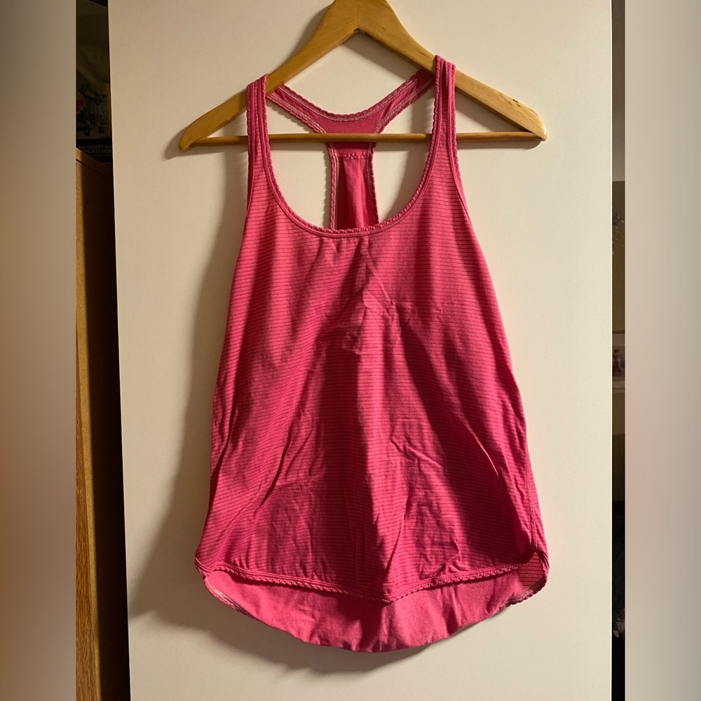🍄Lululemon Pink Racerback Tank Top
